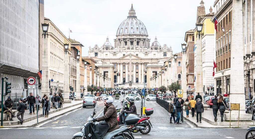 La Basílica desde Via della Conciliazione