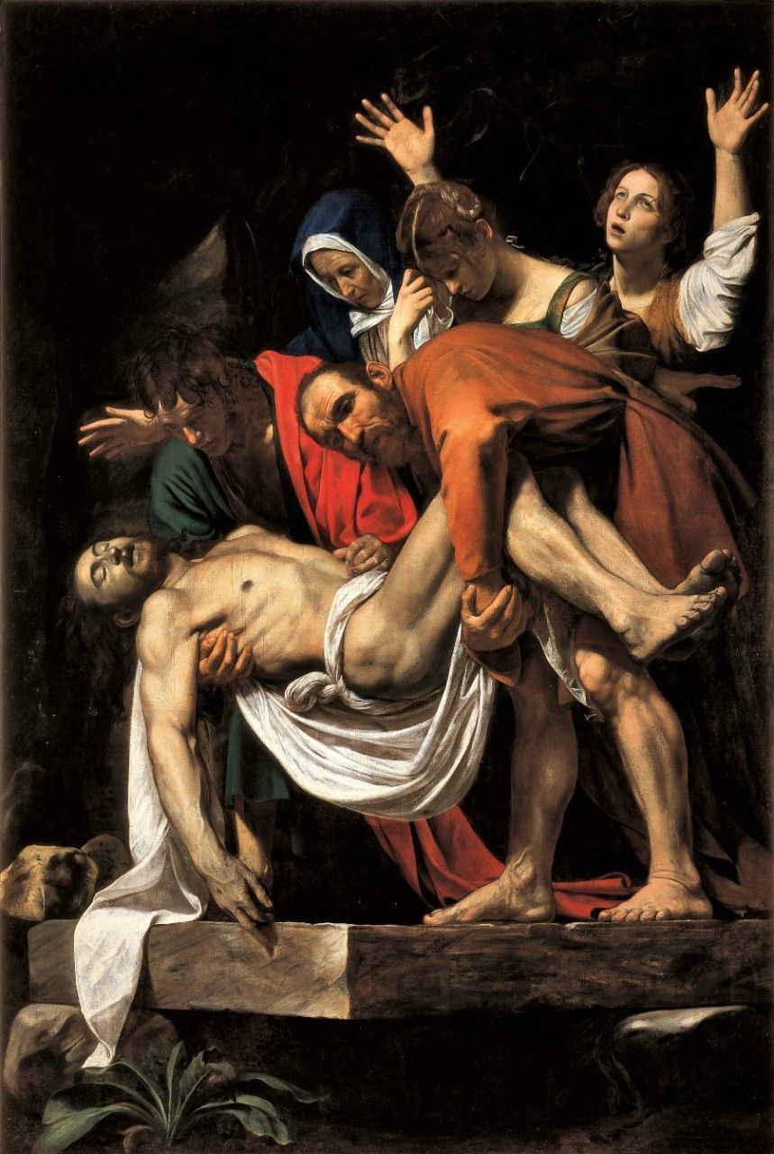 Descendimiento de la cruz de Caravaggio