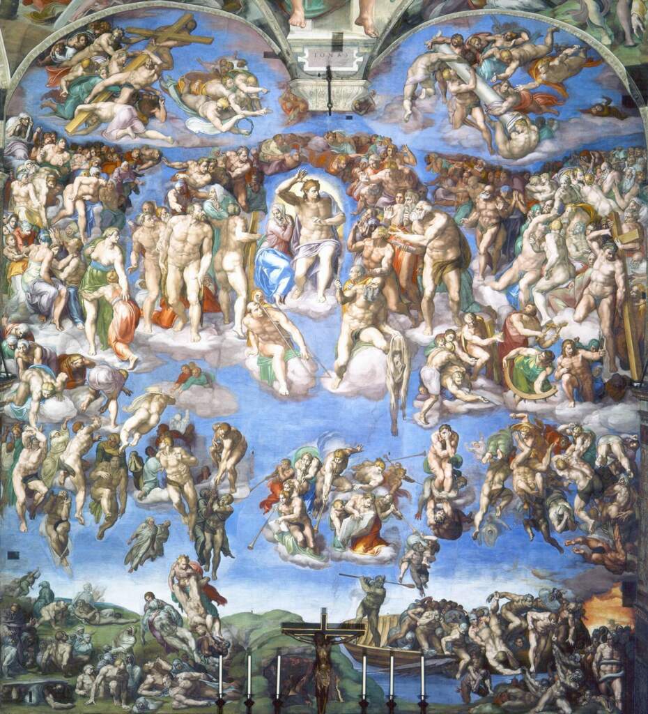 La escena del Juicio Final